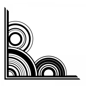 Art Deco Swirls - Border Kit
