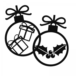 Bauble Cut Outs - Scatter Kit