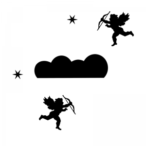 Cherubs & Clouds - Scatter Kit