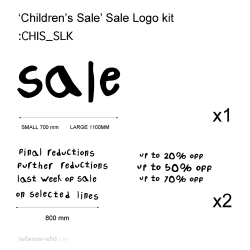 Children's Sale - Sale Logo Kit - Image 3