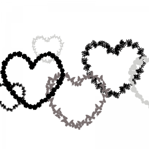 Floral Hearts - Scatter Kit