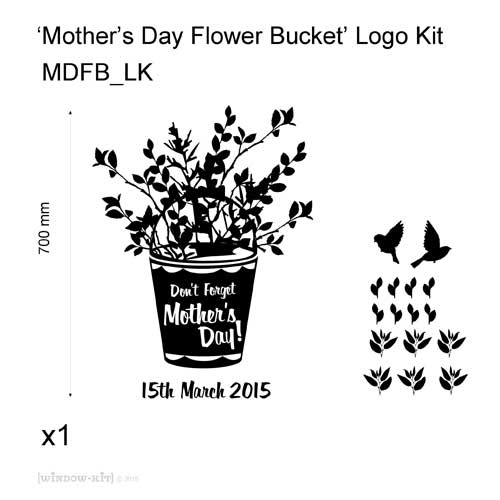 Mother's Day Flower Bucket - Logo Kit - Image 3