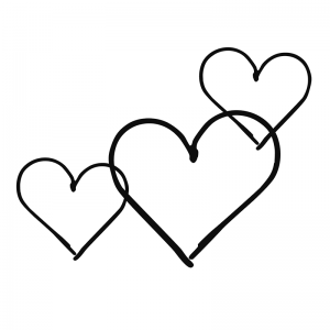 Neon Hearts - Scatter Kit