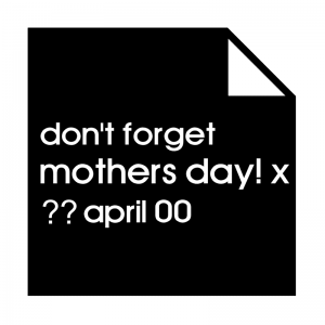 Post It Mother's Day - Logo Kit