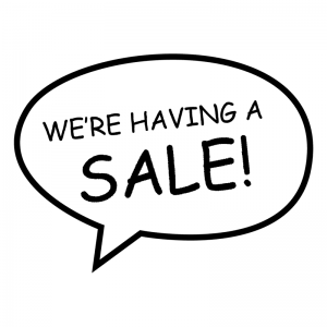 Speech Bubble Sale - Sale Logo Kit