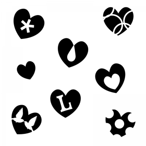Small Hearts - Scatter Kit