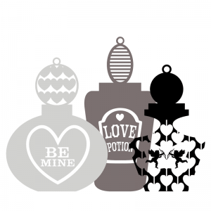 Valentine Bottles - Scatter Kit