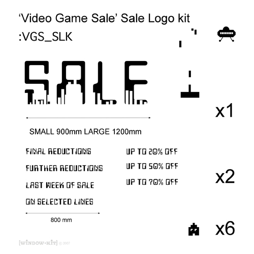 Video Game Sale - Sale Logo Kit - Image 3