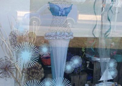 Sea Urchin window graphics also work as frosty snowflake stickers