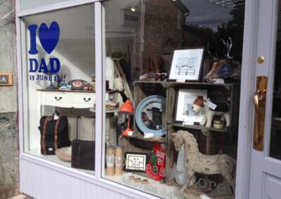 Father's Day shop window sticker - choose from over 30 colours